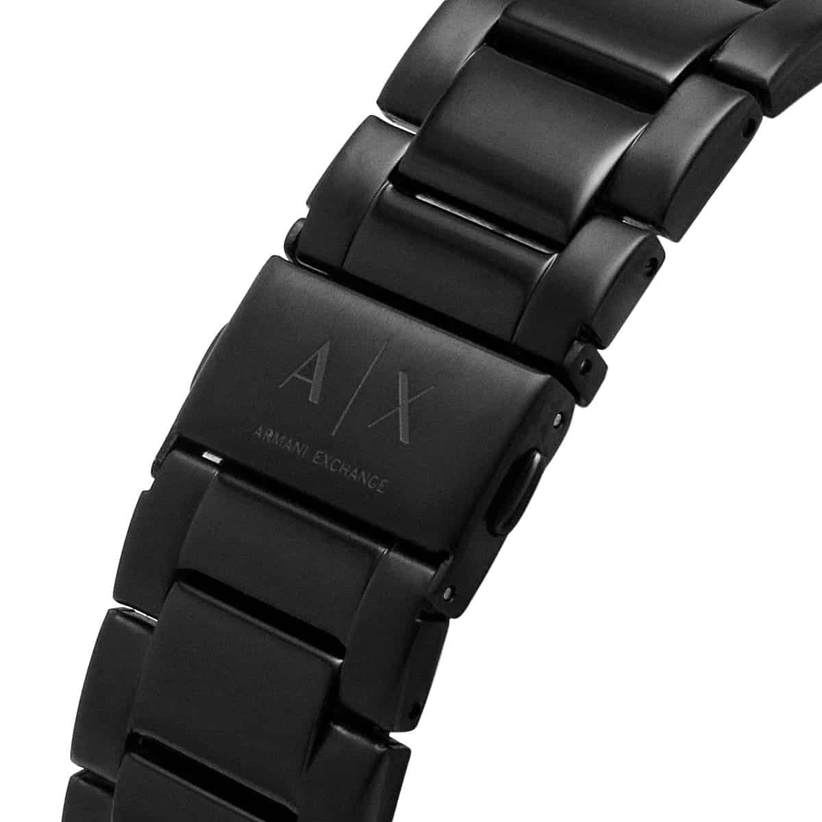  Shop Authentic Armani Exchange Chronograph Black Dial Black Steel Strap Watch For Men - AX2429 - Luxxuri