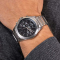  Shop Authentic Armani Exchange Drexler Chronograph Black Dial Silver Steel Strap Watch for Men - AX2600 - Luxxuri