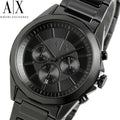  Shop Authentic Armani Exchange Drexler Chronograph Black Dial Black Steel Strap Watch For Men - AX2601 - Luxxuri