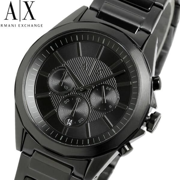  Shop Authentic Armani Exchange Drexler Chronograph Black Dial Black Steel Strap Watch For Men - AX2601 - Luxxuri