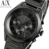  Shop Authentic Armani Exchange Drexler Chronograph Black Dial Black Steel Strap Watch For Men - AX2601 - Luxxuri