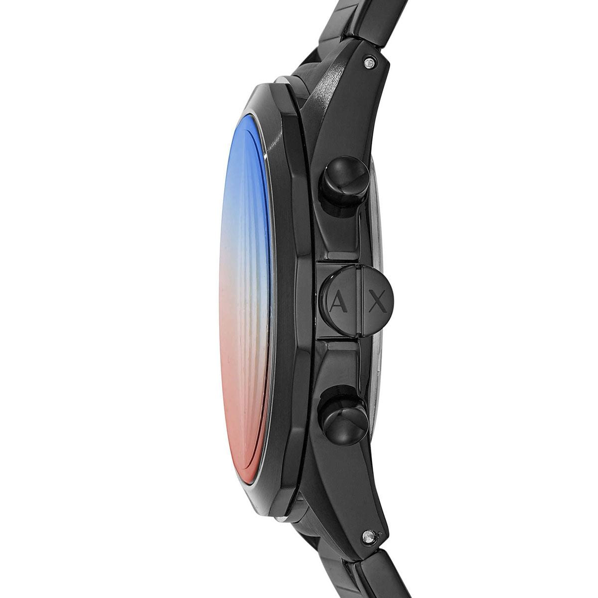  Shop Authentic Armani Exchange Drexler Chronograph Black Dial Black Steel Strap Watch For Men - AX2615 - Luxxuri