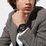  Shop Authentic Armani Exchange Drexler Chronograph Black Dial Black Steel Strap Watch For Men - AX2639 - Luxxuri