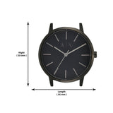  Shop Authentic Armani Exchange Cayde Analog Black Dial Black Steel Strap Watch For Men - AX2701 - Luxxuri