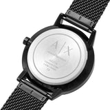 Shop Authentic Armani Exchange Cayde Chronograph Black Dial Black Mesh Strap Watch For Men - AX2716 - Luxxuri