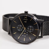  Shop Authentic Armani Exchange Cayde Chronograph Black Dial Black Mesh Strap Watch For Men - AX2716 - Luxxuri