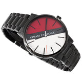  Shop Authentic Armani Exchange Cayde Multicolor Dial Black Steel Strap Watch For Men - AX2725 - Luxxuri