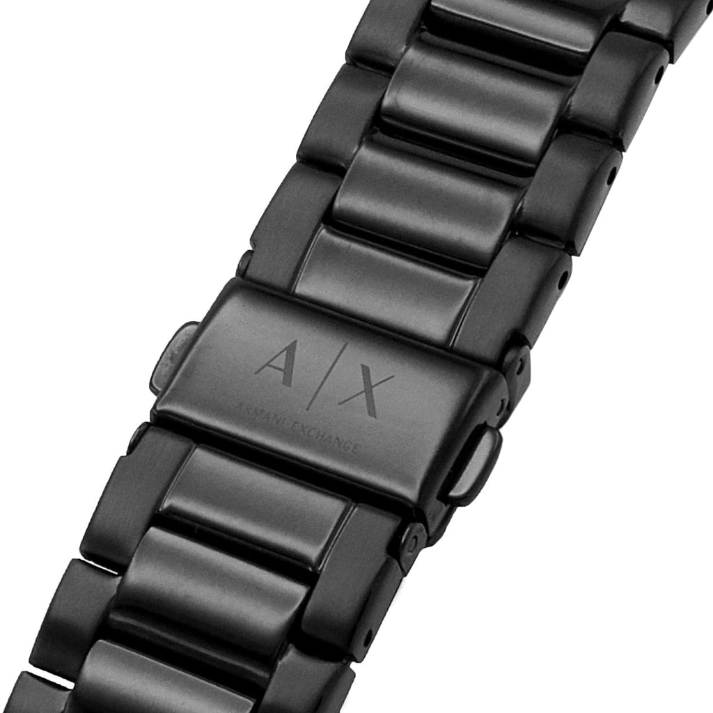  Shop Authentic Armani Exchange Cayde Multicolor Dial Black Steel Strap Watch For Men - AX2725 - Luxxuri