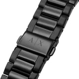  Shop Authentic Armani Exchange Cayde Multicolor Dial Black Steel Strap Watch For Men - AX2725 - Luxxuri