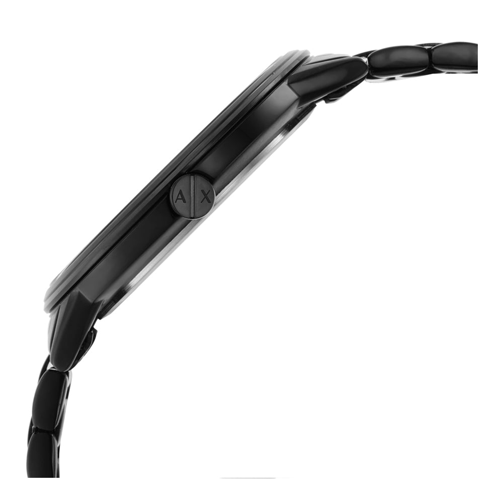  Shop Authentic Armani Exchange Cayde Multicolor Dial Black Steel Strap Watch For Men - AX2725 - Luxxuri