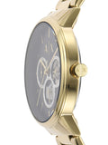  Shop Authentic Armani Exchange Cayde Chronograph Black Dial Gold Steel Strap Watch for Men - AX2747 - Luxxuri