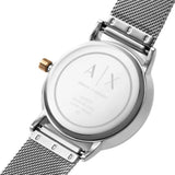  Shop Authentic Armani Exchange Lola Analog White Dial Silver Mesh Strap Watch For Women - AX5537 - Luxxuri