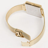  Shop Authentic Armani Exchange Lola Quartz Gold Dial Gold Mesh Strap Watch For Women - AX5801 - Luxxuri