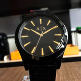 Shop Authentic Armani Exchange Nico Analog Black Dial Black Steel Strap Watch For Men - AX7102 - Luxxuri