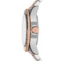 Emporio Armani Sea Explorer GMT Quartz White Dial Two Tone Steel Strap Watch For Men - AR11591