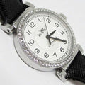 Coach Madison White Dial Black Leather Strap Watch for Women - 14502399