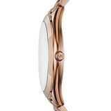  Shop Authentic Michael Kors Slim Runway White Dial Rose Gold Steel Strap Watch For Women - MK3804 - Luxxuri