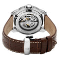  Shop Authentic Bulova Classic Skeleton Automatic Brown Dial Brown Leather Strap Watch for Men - 96A120 - Luxxuri