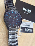 Shop Authentic Hugo Boss Trophy Black Dial Black Steel Strap Watch for Men - 1513675 - Luxxuri