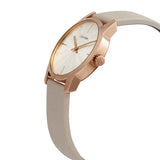  Shop Authentic Calvin Klein City Silver Dial White Leather Strap Watch for Women - K2G236X6 - Luxxuri