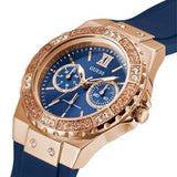  Shop Authentic Guess Limelight Blue Dial Blue Silicone Strap Watch For Women - W1053L1 - Luxxuri