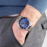  Shop Authentic Maserati SFIDA Quartz Blue Dial Stainless Steel 44mm Watch For Men - R8853140003 - Luxxuri