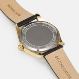  Shop Authentic Michael Kors Lexington Black Dial Black Leather Strap Watch For Women - MK4748 - Luxxuri