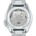 Seiko 5 Sports Petrol Blue Checker Flag Special Edition Blue Dial Silver Steel Strap Watch For Men - SRPK65K1