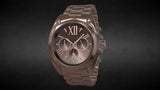  Shop Authentic Michael Kors Bradshaw Chronograph Brown Dial Brown Steel Strap Watch For Women - MK6247 - Luxxuri