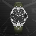  Shop Authentic Maurice Lacroix Aikon Quartz Black Dial Green Crocodile Leather Strap Watch for Men - AI1008-PVB21-330-1 - Luxxuri
