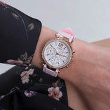  Shop Authentic Guess Solstice Diamonds White Dial Pink Rubber Strap Watch For Women - GW0113L4 - Luxxuri