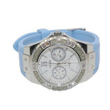  Shop Authentic Guess Limelight Crystals White Dial Blue Rubber Strap Watch for Women - W1053L5 - Luxxuri