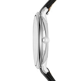  Shop Authentic Fossil Jacqueline Quartz White Dial Black Leather Strap Watch for Women - ES3972 - Luxxuri