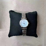  Shop Authentic Emporio Armani Gianni Blue Dial Silver Steel Strap Watch For Women - AR1961 - Luxxuri