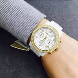  Shop Authentic Michael Kors Runway White Dial White Steel Strap Watch for Women - MK5237 - Luxxuri