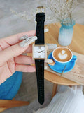  Shop Authentic Michael Kors Lake Quartz White Dial Black Leather Strap Watch For Women - MK2762 - Luxxuri