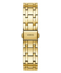 Guess Cosmo Diamonds Gold Dial Gold Steel Strap Watch For Women - GW0033L2