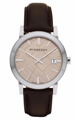 Shop Authentic Burberry Heritage Beige Dial Brown Leather Strap Watch for Men - BU1777 - Luxxuri