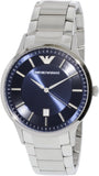  Shop Authentic Emporio Armani Renato Blue Dial Silver Steel Strap Watch For Men - AR2477 - Luxxuri