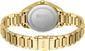  Shop Authentic Hugo Boss Grand Course Gold Dial Gold Steel Strap Watch for Women - 1502584 - Luxxuri
