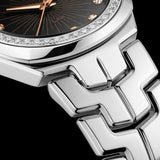  Shop Authentic Tag Heuer Link Quartz Diamonds Black Dial Silver Steel Strap Watch for Men - WBC131G.BA0649 - Luxxuri