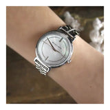  Shop Authentic Michael Kors Cinthia White Mother of Pearl Dial Silver Steel Strap Watch for Women for Women - MK3641 - Luxxuri