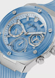  Shop Authentic Guess Athena Active Life Clear White Dial Blue Rubber Strap Watch for Women - GW0409L1 - Luxxuri
