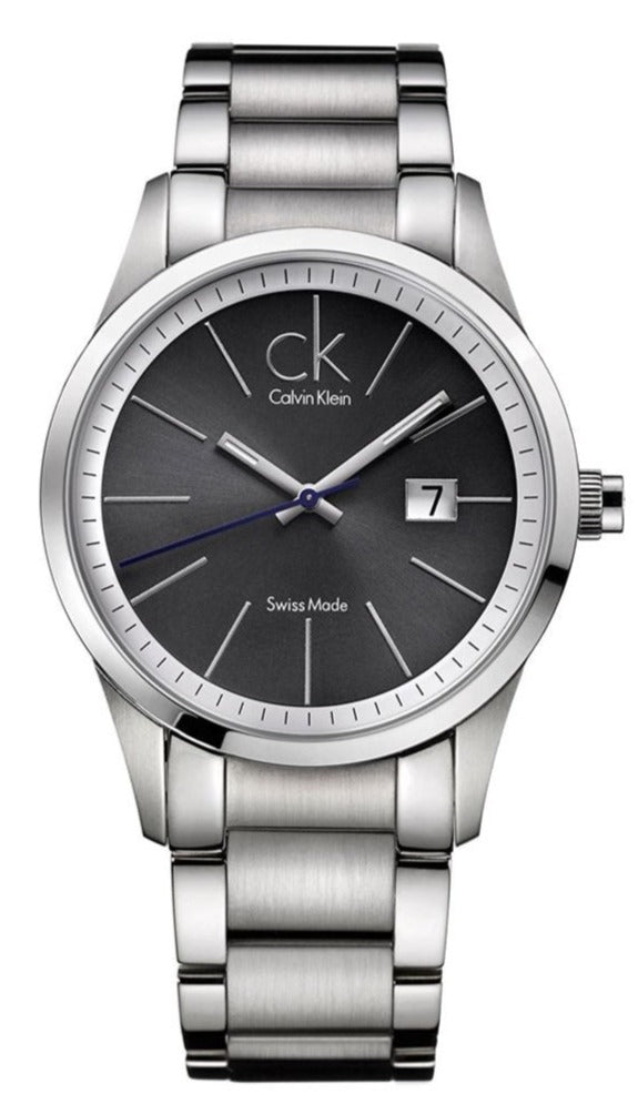  Shop Authentic Calvin Klein Bold Black Dial Silver Steel Strap Watch for Men - K2246107 - Luxxuri