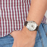  Shop Authentic Tissot T Classic Tradition Silver Dial Brown Leather Strap Watch For Men - T063.610.16.038.00 - Luxxuri
