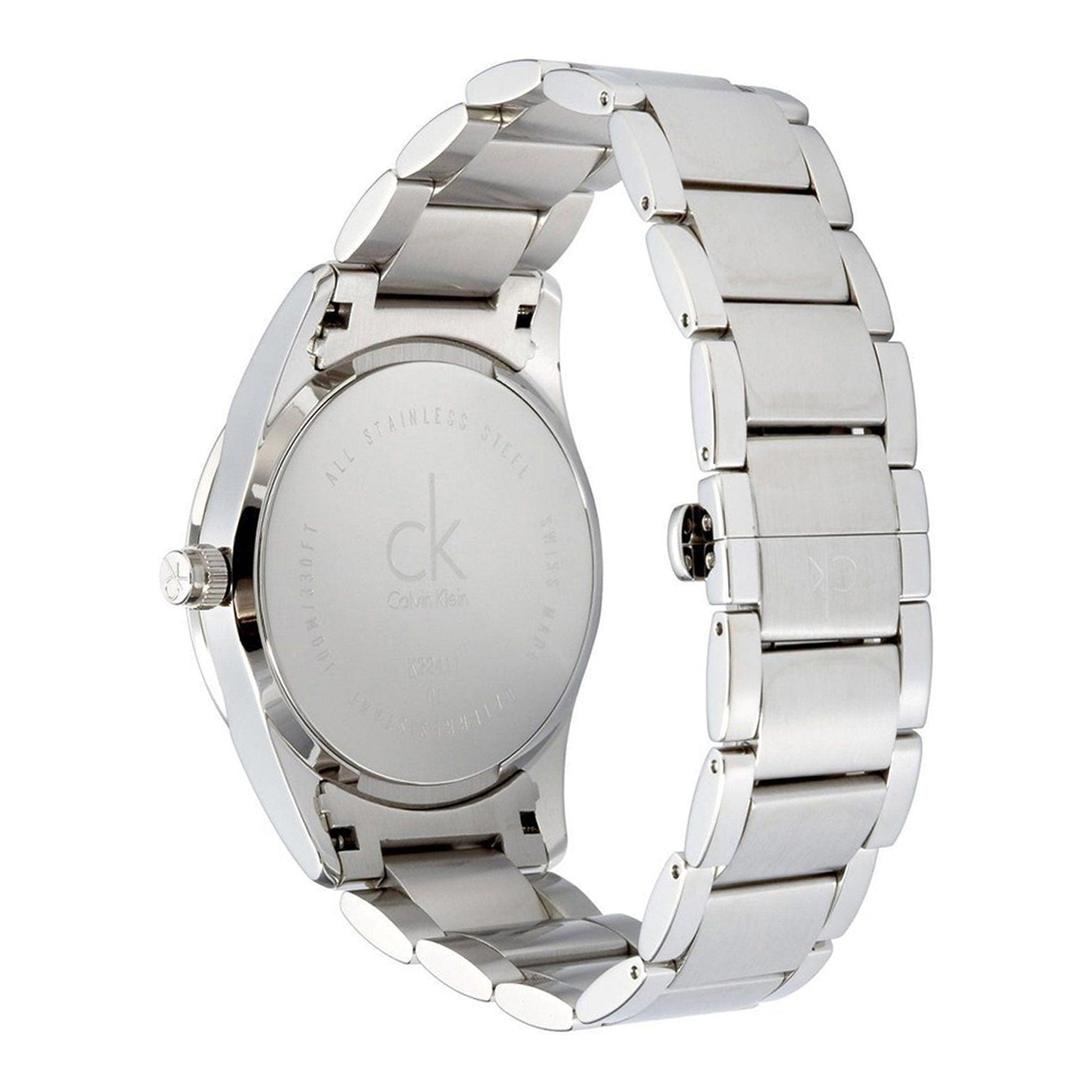  Shop Authentic Calvin Klein Bold White Dial Silver Steel Strap Watch for Men - K2241120 - Luxxuri