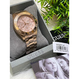  Shop Authentic Guess BFF Multifunction Rose Gold Dial Rose Gold Steel Strap Watch for Women - W0231L4 - Luxxuri