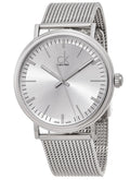  Shop Authentic Calvin Klein Surround Silver Dial Silver Mesh Bracelet Watch for Men - K3W21126 - Luxxuri