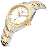  Shop Authentic Tissot T Classic PR 100 Sport Chic White Dial Two Tone Steel Strap Watch For Women - T101.210.22.031.00 - Luxxuri