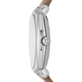 Marc Jacobs Mandy Silver Dial Brown Leather Strap Watch for Women - MJ1563